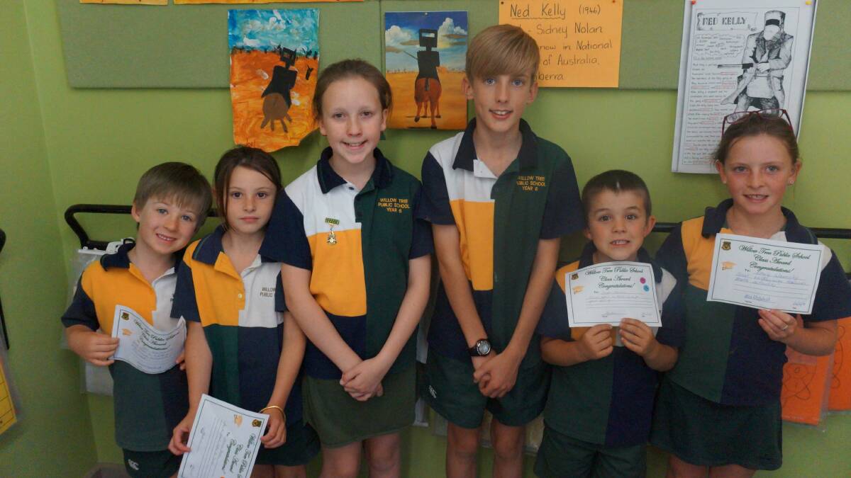 Well done to Zac Gallaher (l), Jasmine Fowler, Annabel Sevil, Billy Swain, Cooper Harris and Emily Wamsley for last week's awards
