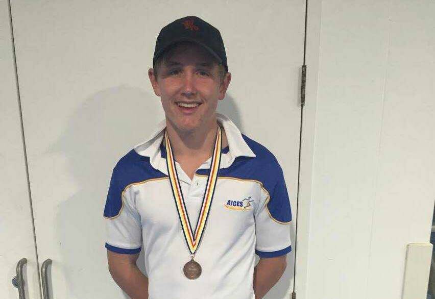 15-year-old Nathan Watts from Calrossy Anglican School is swimming some of the fastest freestyle times on record in Tamworth