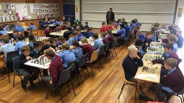 Kootingal students joined Tamworth Public, Nemingha, Westdale,Timbumburi and Coonabarabran schools to play chess at Nemingha