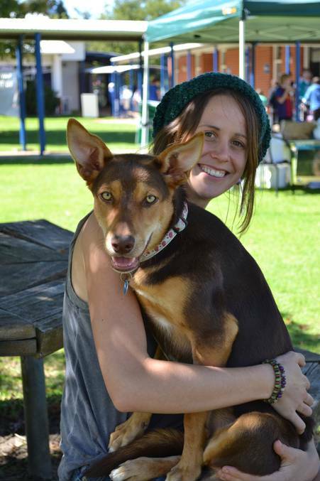 Biscuit and Erin Adson didn't need to dicuss politics at all during the election re-run. Photo: Zannia Yakas/Augusta-Margaret River Mail.