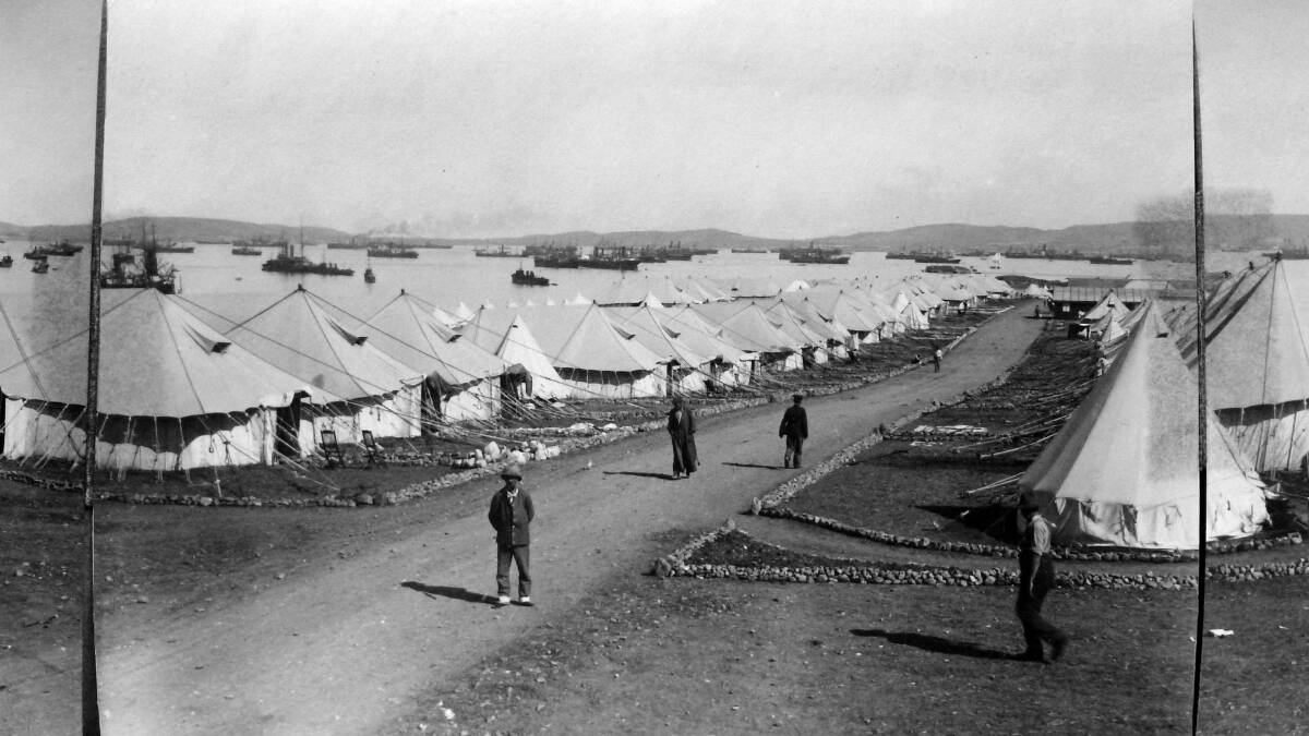 The 3rd Australian General Field Hospital at Mudros on Lemnos.
