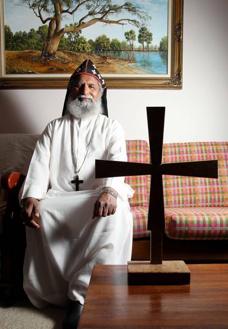 Rev. Joseph Mar Barnabas, from the Marthoma Church in India, was in Albury. Picture Kylie Esler, Border Mail.