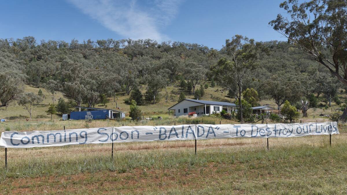 JUDGEMENT IN: Several nearby Manilla residents protested against the Baiada proposal, last year. Photo: Geoff O'Neill