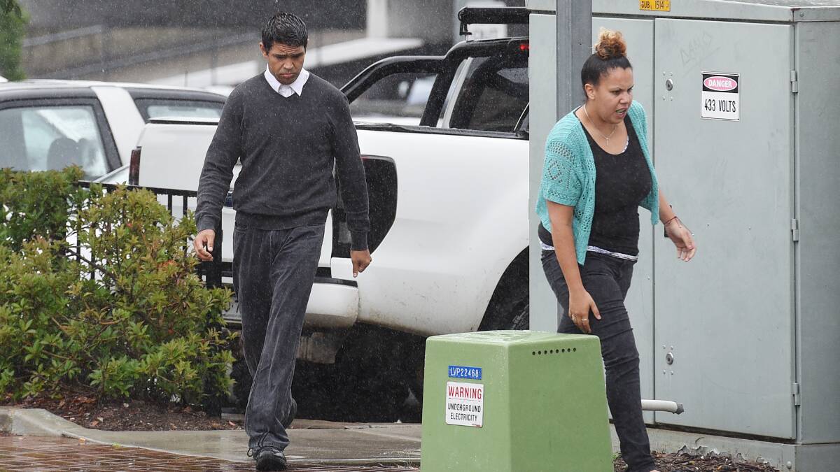SUPERVISED ORDERS: Samuel and Judith Boney pleaded guilty to affray, assault and resist offences and were ordered to be assessed for intensive corrections orders. Photo: Gareth Gardner 280116GGA01