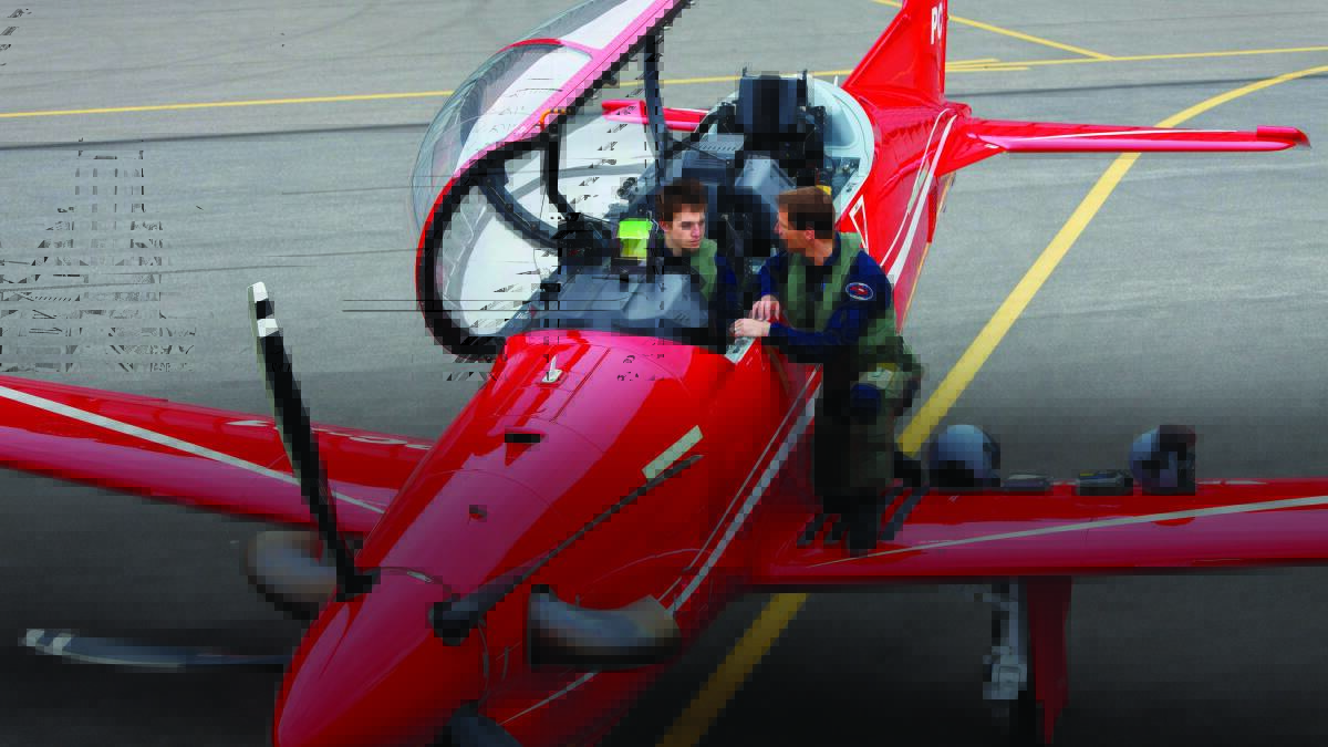 A PC-21 aircraft supplied by Lockheed Martin and Pilatus. Photo: Department Defence 