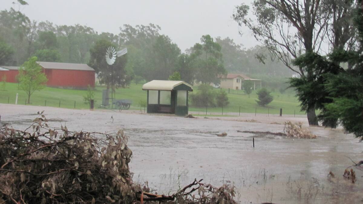 Runnymede Drive at Inverell on Tuesday afternoon