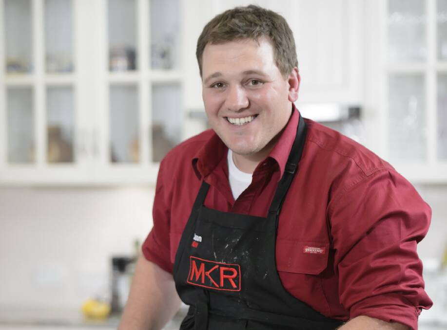 MASTER AT WORK: Former My Kitchen Rules contestant Jason Chesworth will be in town next week to visit his old stomping grounds, Farrer Memorial Agricultural High School. Photo: Channel 7