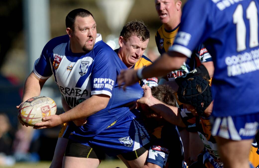 Premiers Barraba will be setting the benchmark again this year with captain-coach Tim Coombes leading from the front. Photo: Grant Robertson 220613GRB09