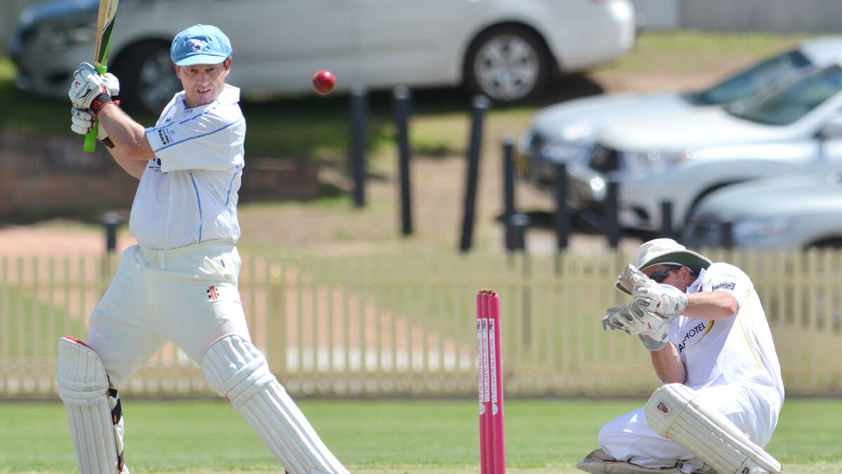 Adam Lole has been in great form  for his Old Boys club and the Tamworth Second XI. He picked up one point (not two as previously reported) in the Cool, Blue Ice B&F last Saturday to lie third in the B&F award behind his OB teammates Simon Norvill and Aaron Hazlewood. Photo: Barry Smith 220214BSE07
