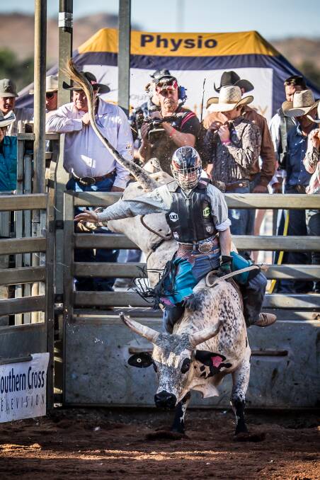Roy Dunn heads the bullriding at this weekend’s Warwick Rodeo.