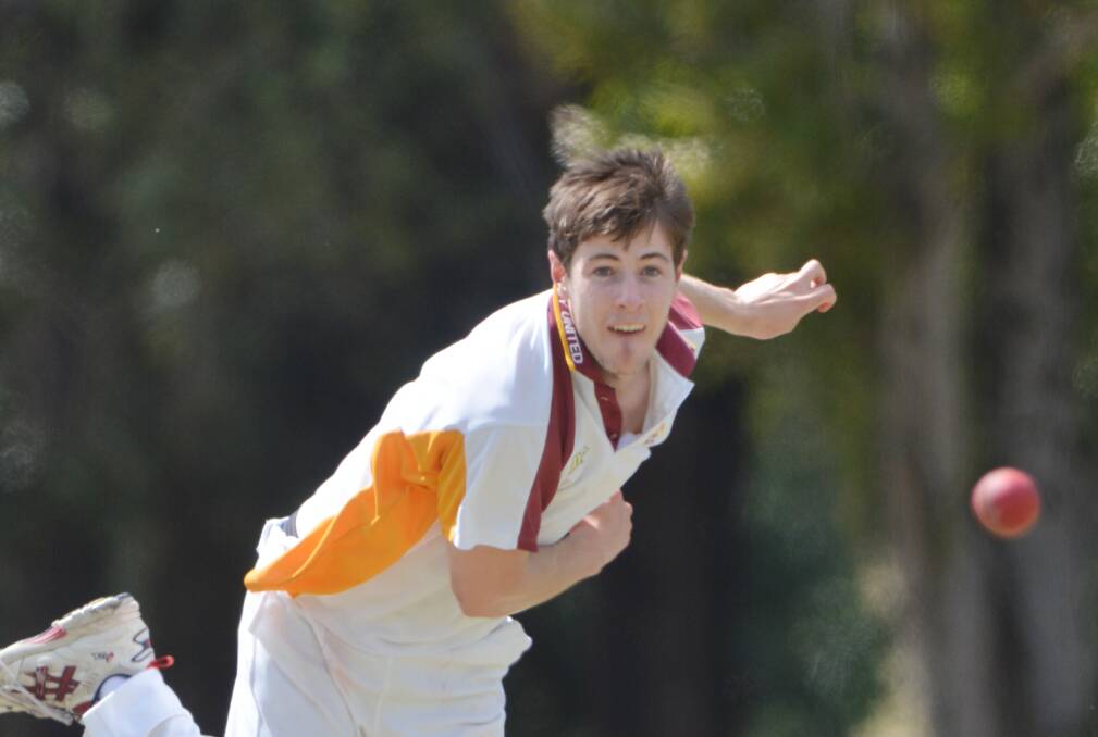 City spinner Richie O’Halloran took the last two wickets to wrap up Souths’ innings on Saturday, albeit for a lot more runs than it looked like at one stage. Photo: Barry Smith 080314BSD01