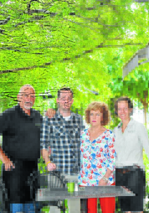 ENDURING HOPE: Tamworth’s Haslam family – Lou, Dan, Lucy and Dan’s wife Alyce – are spearheading a campaign to decriminalise marijuana for the terminally ill.