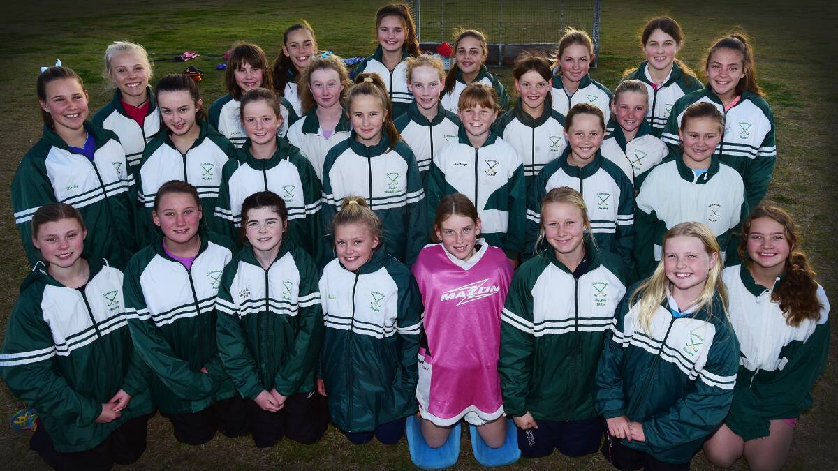 Tamworth’s U13 girls are primed for this weekend’s home State U13s Championships.  Photo: Gareth Gardner 020715GGD02