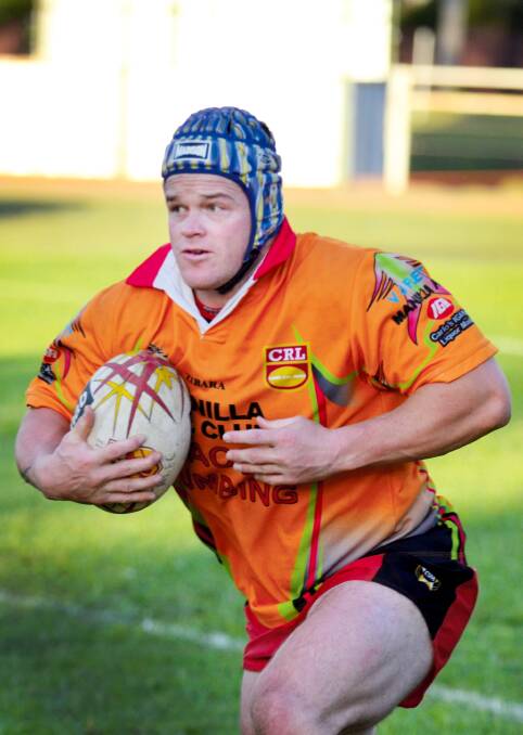Oxley Diggers’ captain-coach Jamie Trindall has been called up to the Group 4 side and will come off the bench into the front row.  Photo: Christopher Bath 030514CBA04