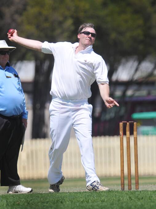 Peel Valley captain Brett Douglas’s four wickets helped his side pull Manilla back from a   flying start when they made their representative debut on Sunday.   Photo: Gareth Gardner 121014GGD01