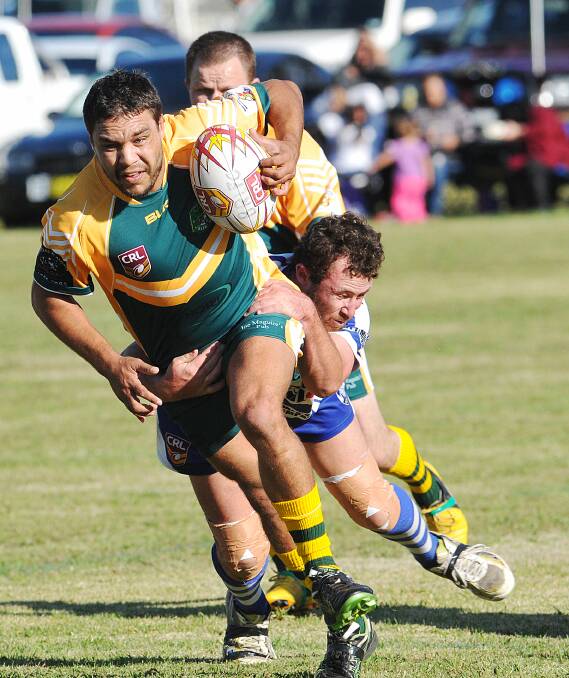Adam Rutley was one of Bendy's best in their loss to Barraba. They have to beat Walcha at home this Saturday to keep any real semi final hopes alive. Photo: Geoff O'Neill 240514GOC05