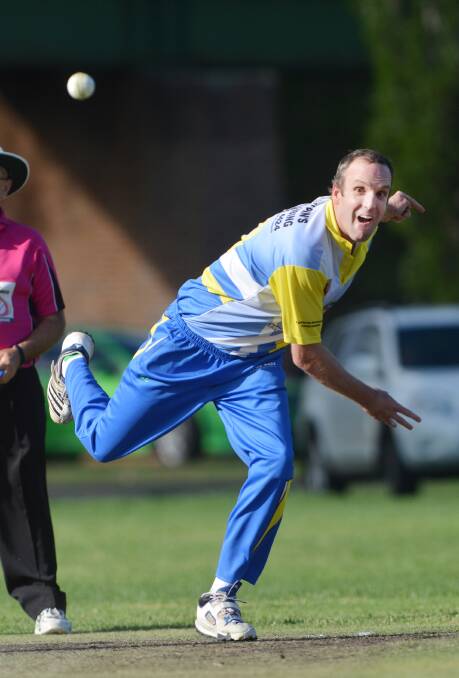 Halpin’s Nigel Parkinson has been taking wickets and will play a big role in the final.  Photo: Barry Smith  121214BSH34