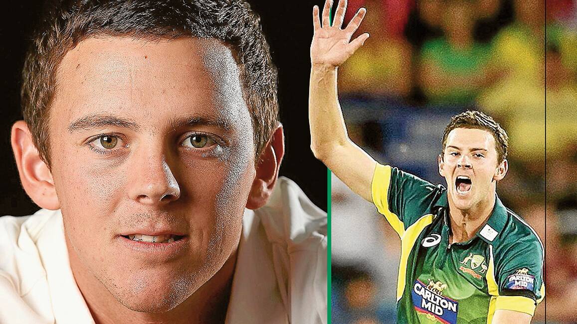 BENDY BOLTER:
Fast bowler Josh Hazlewood is keeping a close eye on his baggy green and hoping he’ll need to use it in the First Test against the touring Indians in Brisbane 
next week.