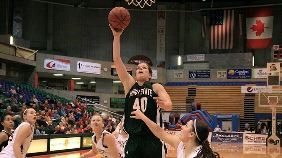 Carly Boag lays one in for her MSU Beavers as she now treads the professional path.