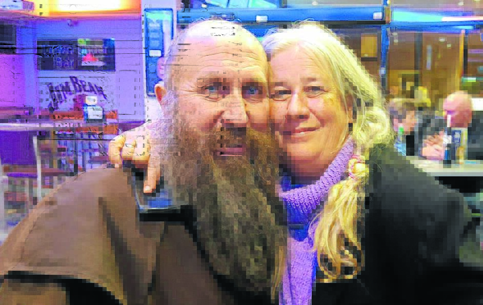 LOVERS, NOT FIGHTERS: Attunga country music fans Peter Todd and Karen Muir checked out the Simply Bushed gig on Friday night at the newly-renovated Tamworth Services Club and loved the new entertainment area.