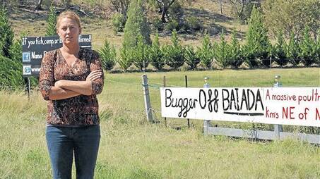 Manilla local Robyn Skelton is concerned about poultry giant Baiada's plans.