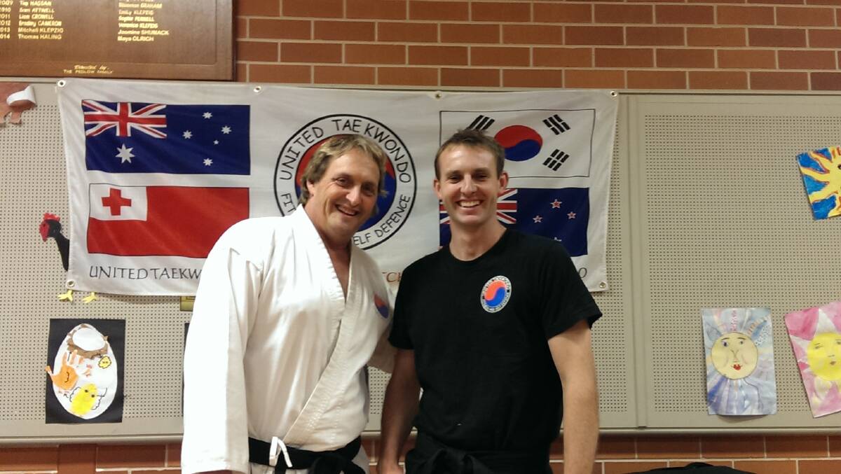 Mike Vee (left) and Jarrad Campbell are excited with the new centre for martial arts in Tamworth