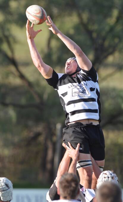 Mitch Wheaton was judged the best on ground in Tamworth’s win over Quirindi on Saturday. Photo: Barry Smith 210614BSG10