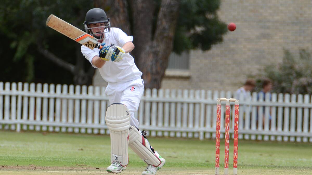 Daniel Smith on his way to a century for Penrith in its big win over fellow sydneysiders West Pennant Hills Cherrybrook. Photo courtesy of pixonline.com.au