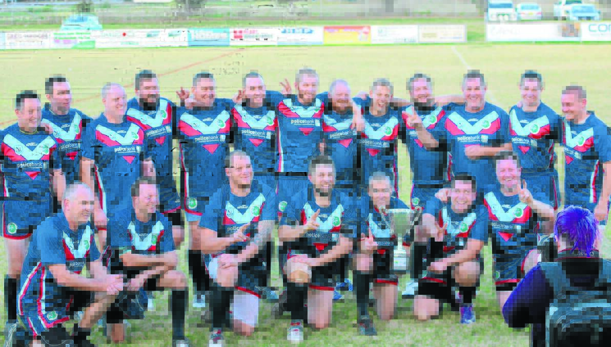 VICTORY: The Oxley Cods were victorious against the Hunter Valley Broncos in a police charity match.