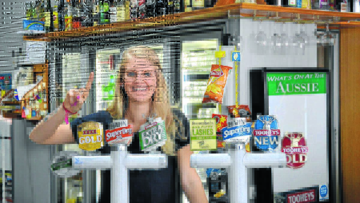 NUMBER ONE: Inverell barmaid Tash Furnell has topped NSW and ACT in a special fundraising competition. Photo: The Inverell Times