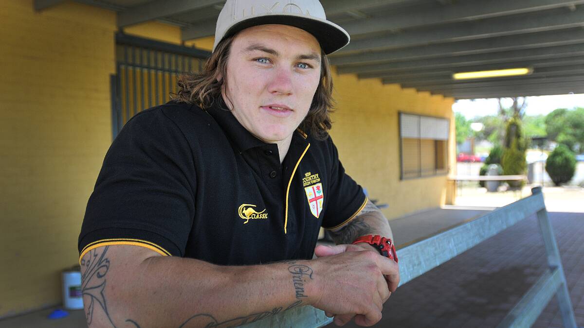 Pirates centre Jake Douglas is off to the US with the NSW Country side.  Photo: Geoff O’Neill  271014GOB02
