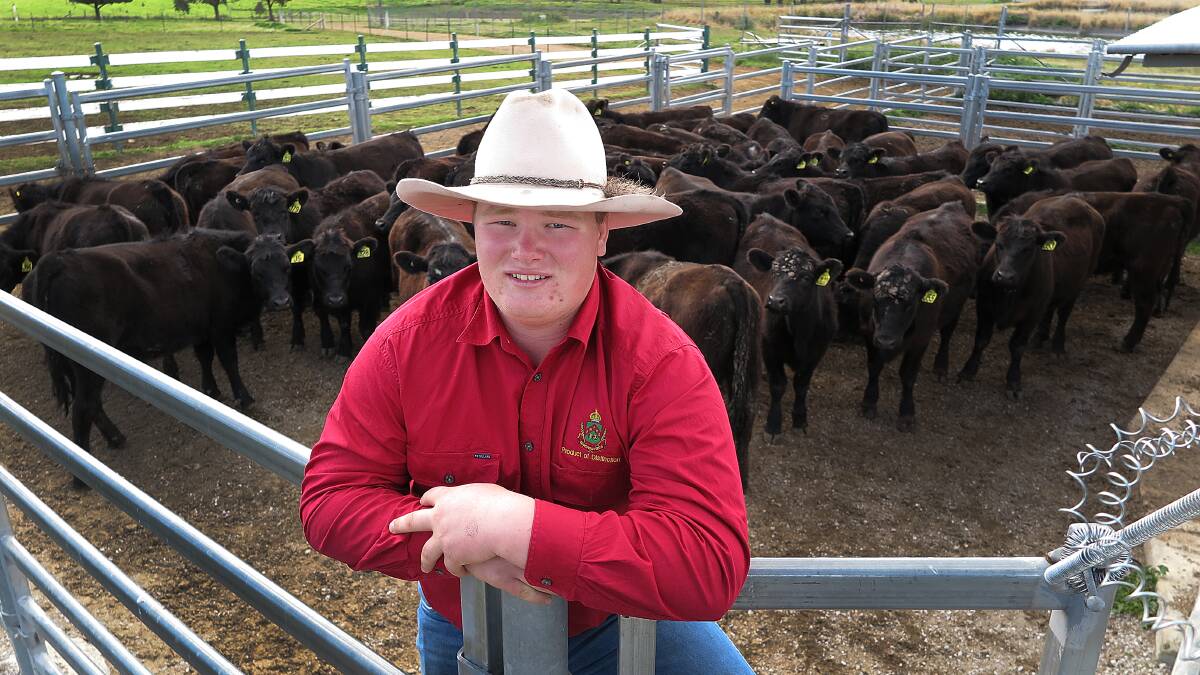 BRIGHT AGRICULTURAL FUTURE: Farrer student Keagan Size is off to compete in Sydney and Perth in primary industries competitions. Photo: Geoff O’Neill 210814GOE01
