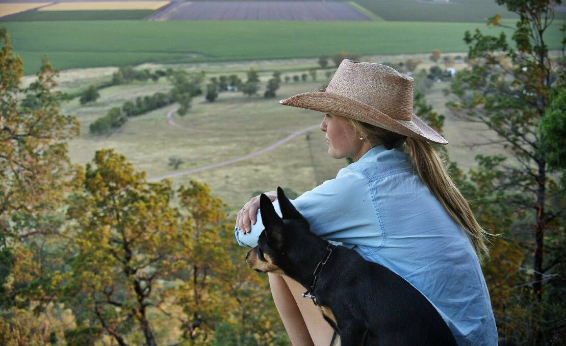 UNCERTAIN FUTURE: Breeza woman Maddy Coleman, 23, contemplates the impact on farming should coalmining be allowed on the Liverpool Plains.