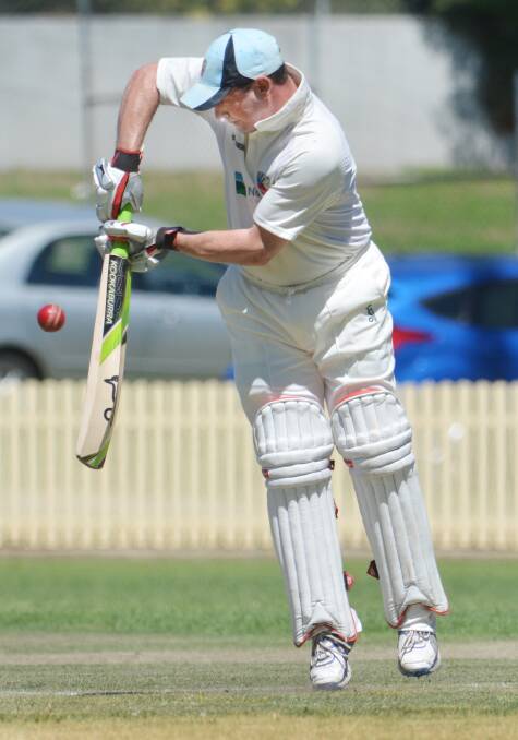 Old Boys top order bat Adam Lole will spearhead a Tamworth batting lineup that bats right down. Photo: Barry Smith 141214BSB14