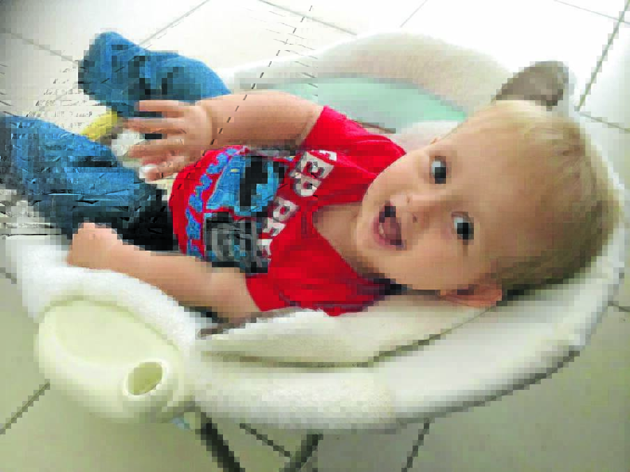 CHALLENGES AHEAD: A massive community fundraising drive has been launched to help buy a wheelchair for Moore Creek toddler Jackson Downey, who was born with spina bifida.