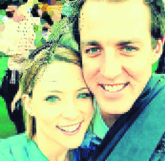 HAPPY TIMES: Paul Rossington and Kristen Schroder. Photo: Facebook