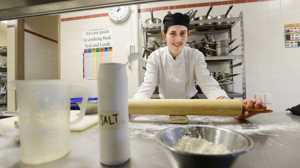 DEDICATION AND COMMITMENT: Inverell chef Krystal Cagney is off to the national WorldSkills competition next month.  Photo: Barry Smith 210814BSB07