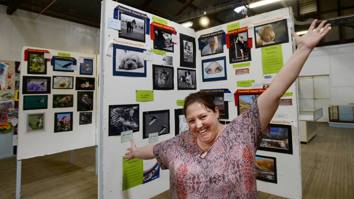 IN THE PICTURE: Pavilion chief steward Lorraine Staniland is thrilled to see the return of the photography section after a long absence. 250314GGB04