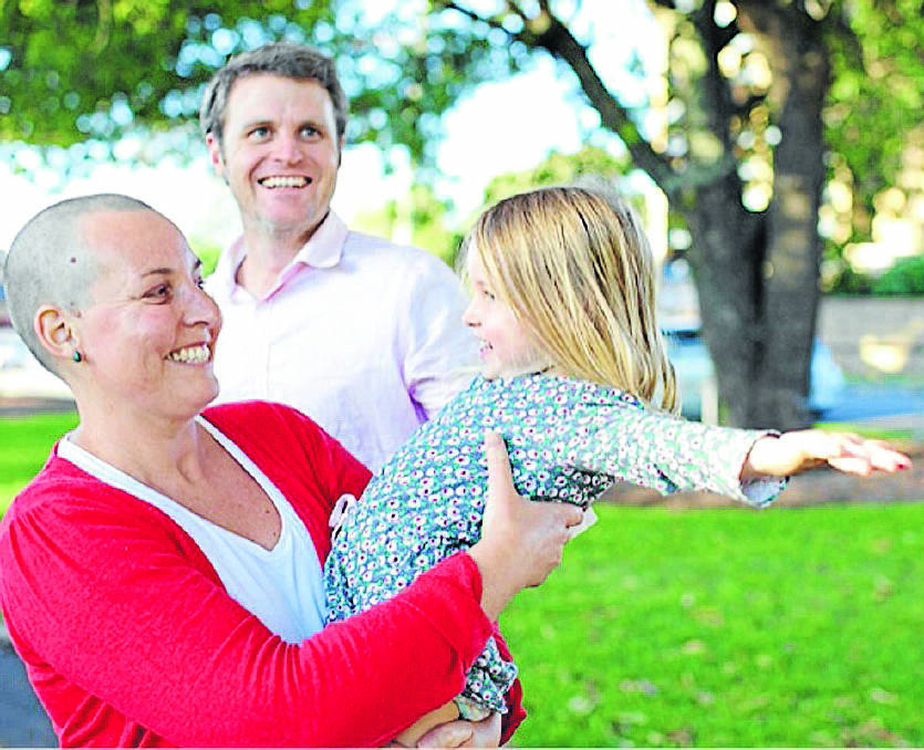ENDURING MEMORY: Former Gunnedah chef Hayley Robinson with daughter Olive and husband John before her sad passing last year. Celebrity chef and friend Jamie Oliver has paid tribute to Ms Robinson in his new book.