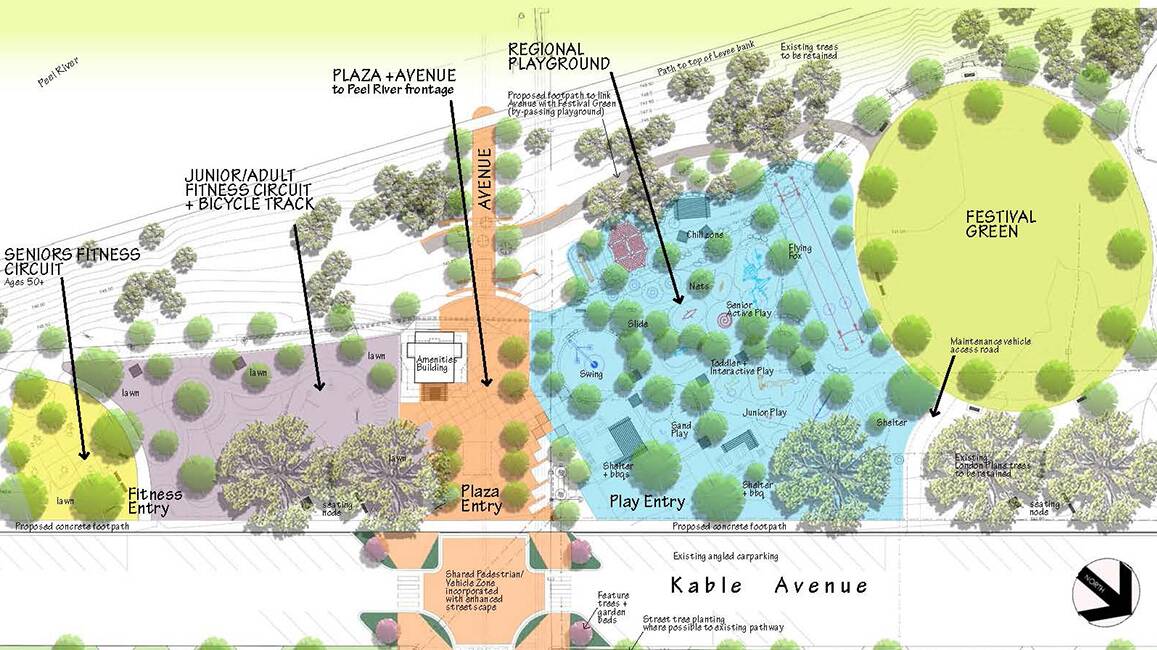 PARK: Plans for the Tamworth Regional Playground.