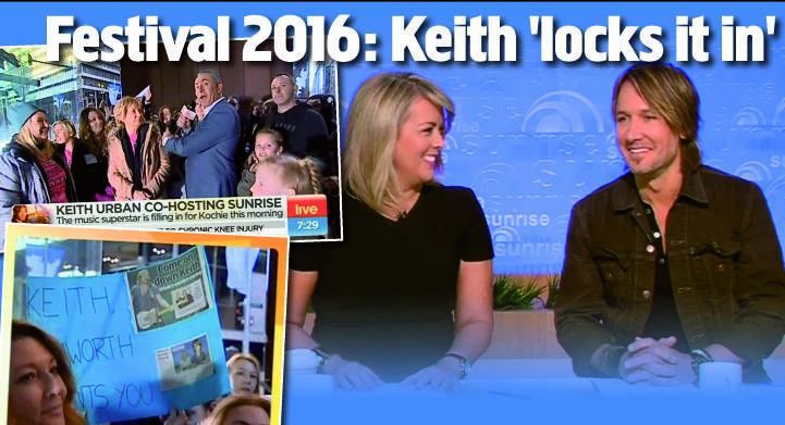 Festival 2016: Keith 'locks it in'