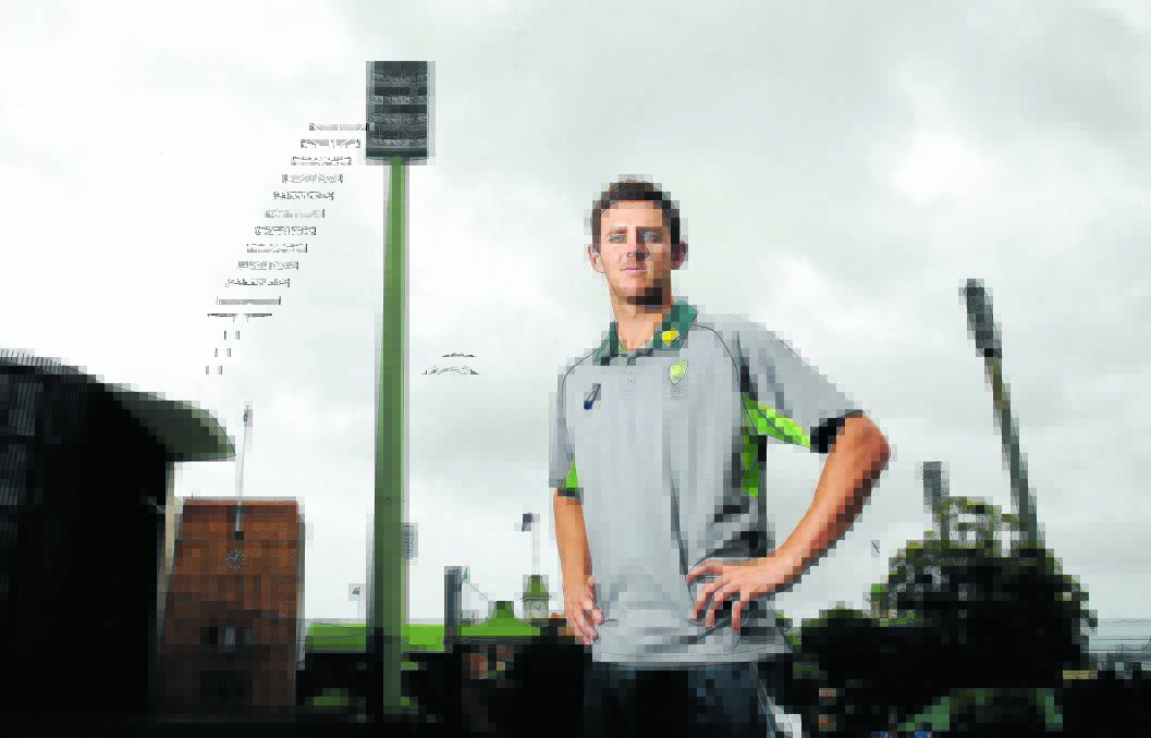 BIG WIN FOR BETTERS: Josh Hazlewood, formerly of Bendemeer, made his Test debut for Australia yesterday.