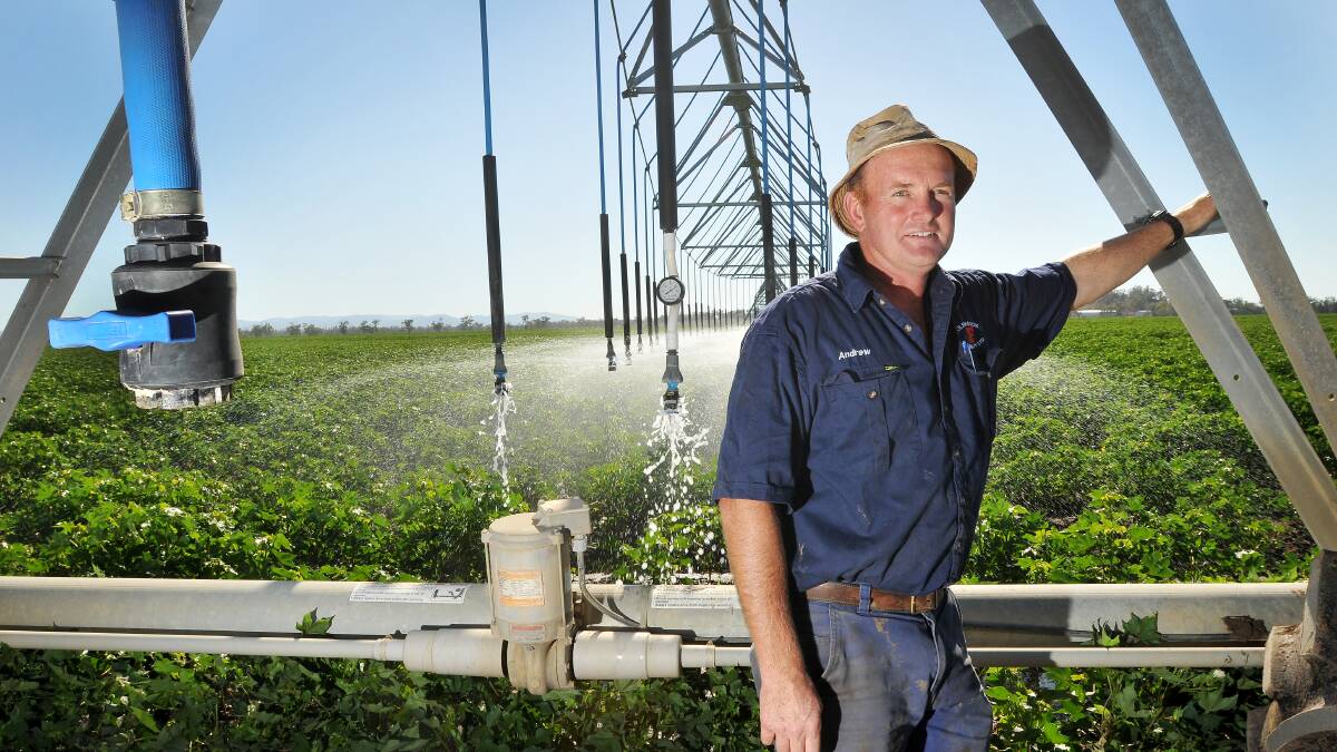 CHAMPION EFFORT: Boggabri farmer Andrew Watson has been in Canberra for high-level climate talks. Photo: Gareth Gardner 150114GGA01