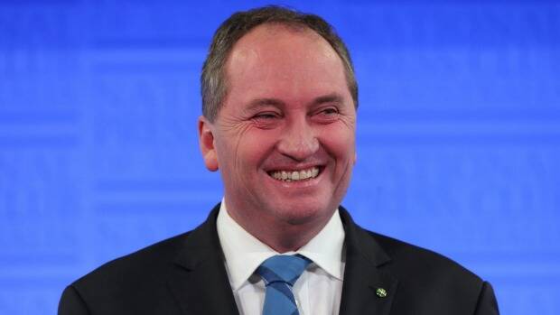 Barnaby Joyce says he ""I like that Australia is to the point". Pic: Andrew Meares