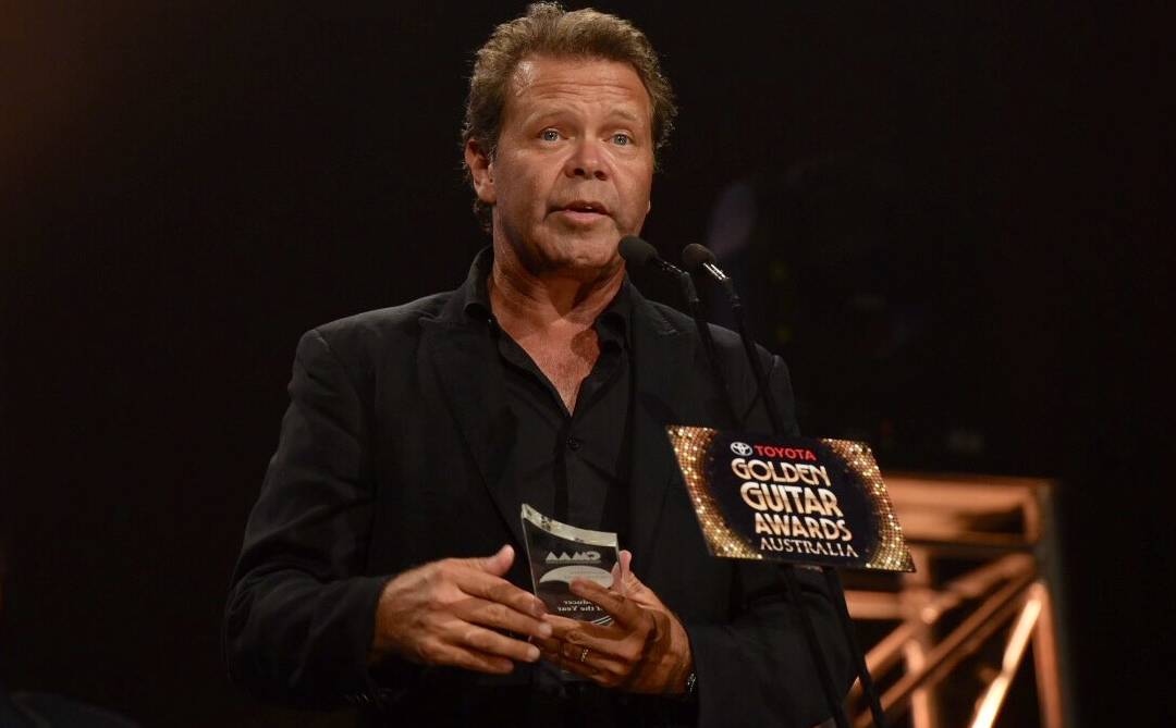 Troy Cassar-Daley swept all before him at the 2016 CMAA Country Music Awards of Australia - otherwise known as the Golden Guitars. Pic: Gareth Gardner.