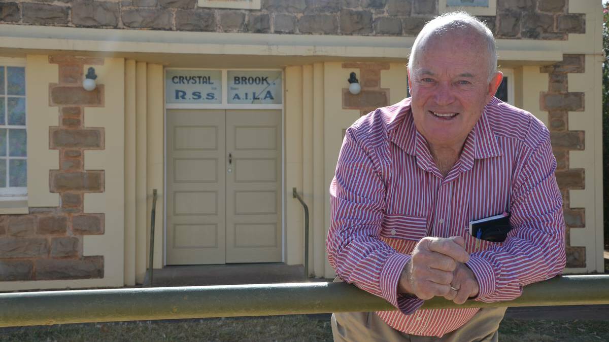 Crystal Brook RSL sub-branch president Ivan Venning has sent out a call-to-arms to his local community to support the ageing hall. Pic: Port Pirie Recorder