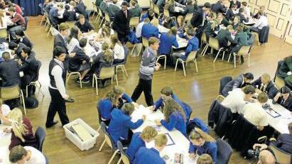 The TAS Memorial Assembly Hall was busy with tables of enthusiastic students from schools across northern NSW at the inaugural Northern NSW da Vinci Decathlon last year.
