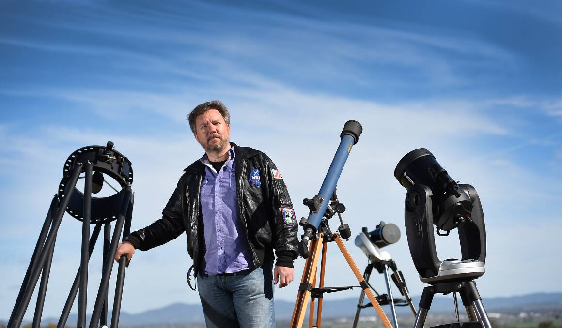 SCIENCE IS COOL: NASA scientist Stephen Kane is keen to get budding astrologists contributing to space research. Photo: Gareth Gardner 130716GGA01