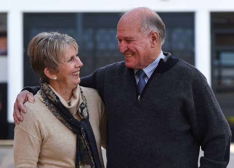 SUPPORTIVE COUPLE: Tony and Lyn Windsor have known each other since kindergarten. 
Photo: Gareth Gardner 010716GGE06