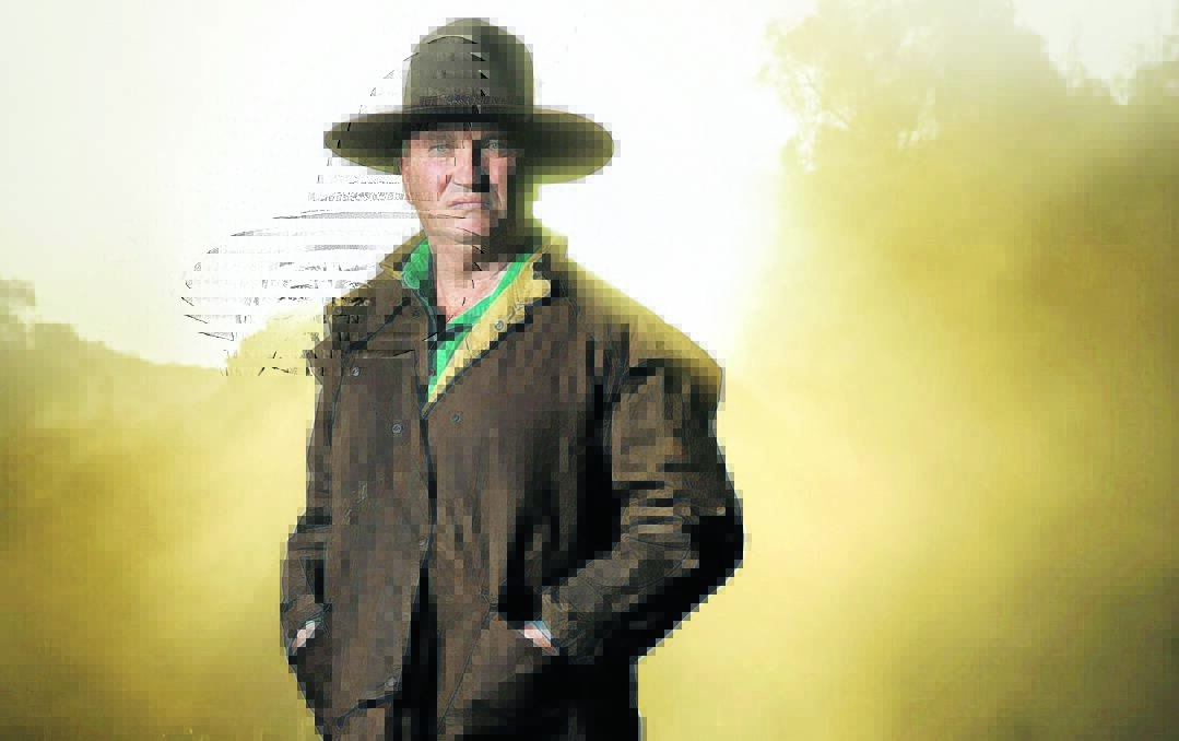 HEAD-TO-HEAD: Nationals and Deputy Prime Minister Barnaby Joyce photographed on his parents property about 55kms from Tamworth. Photo: Nic Walker